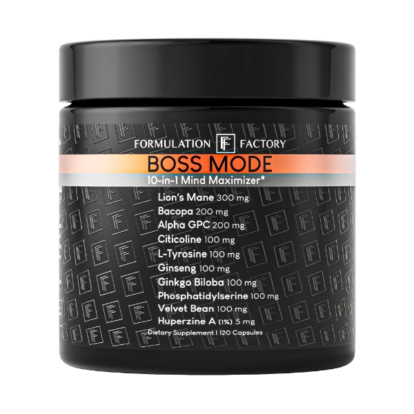 Boss Mode 120 capsules - Formulation Factory