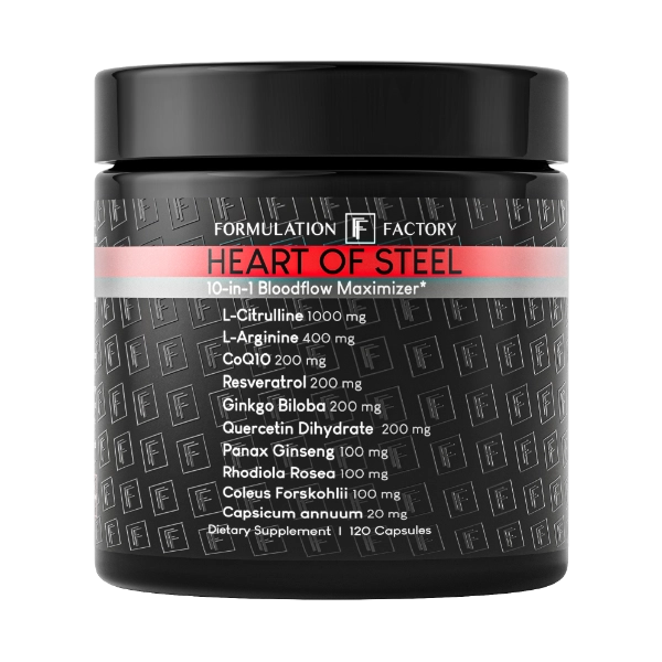 Heart Of Steel 120 capsules - Formulation Factory
