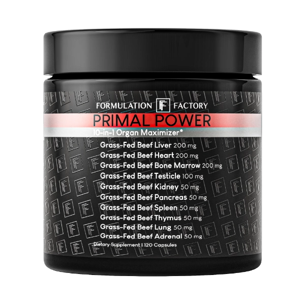 Primal Power 120 capsules - Formulation Factory