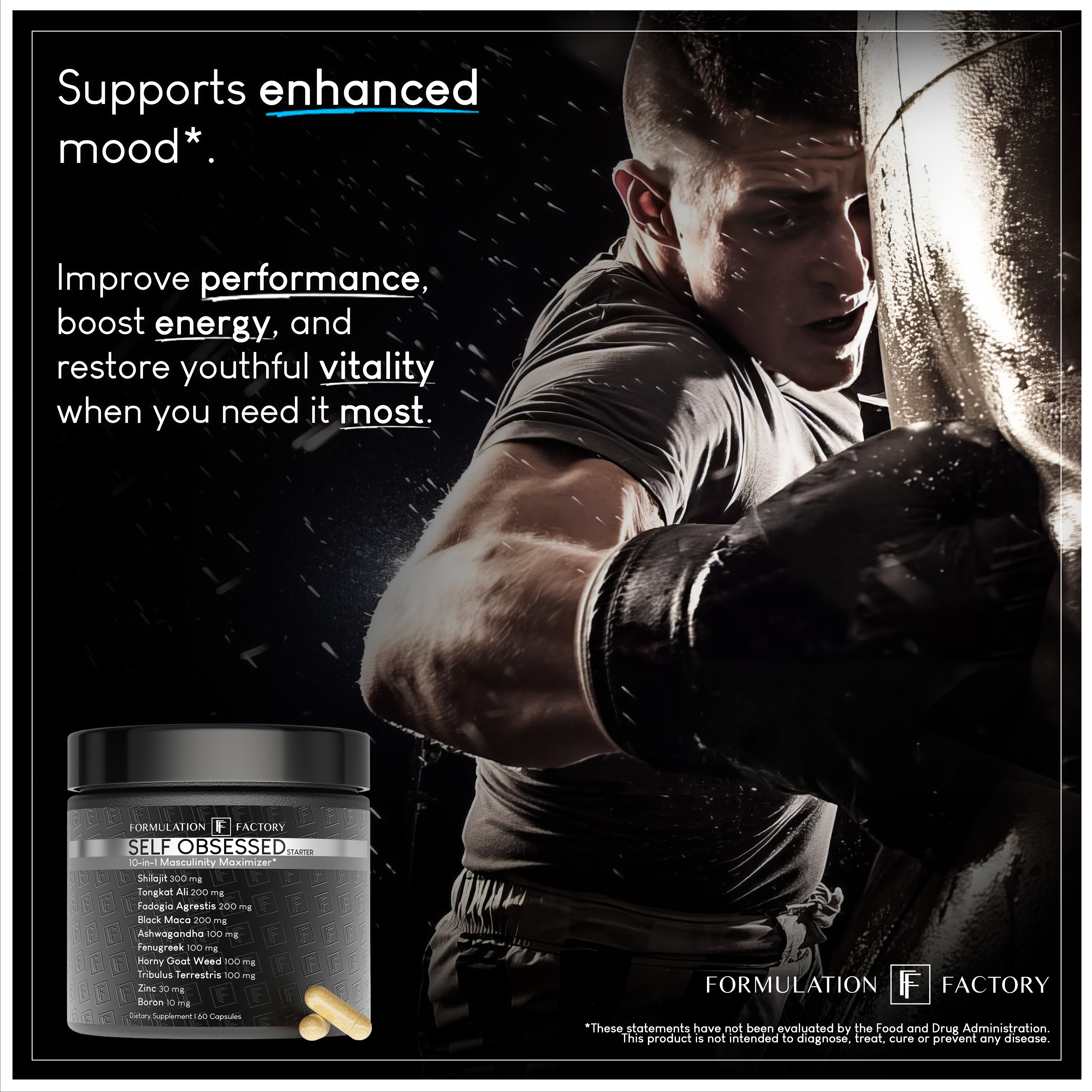 Self Obsessed STARTER: 10-in-1 Masculinity Maximizer [PREORDER ONLY]