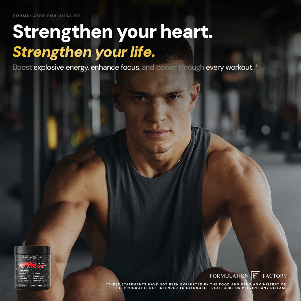 Heart of Steel Stim-Free Pre-Workout