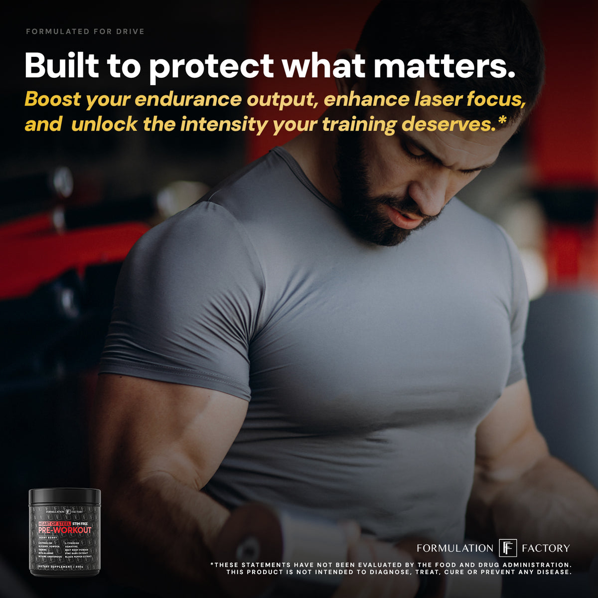 Heart of Steel Stim-Free Pre-Workout