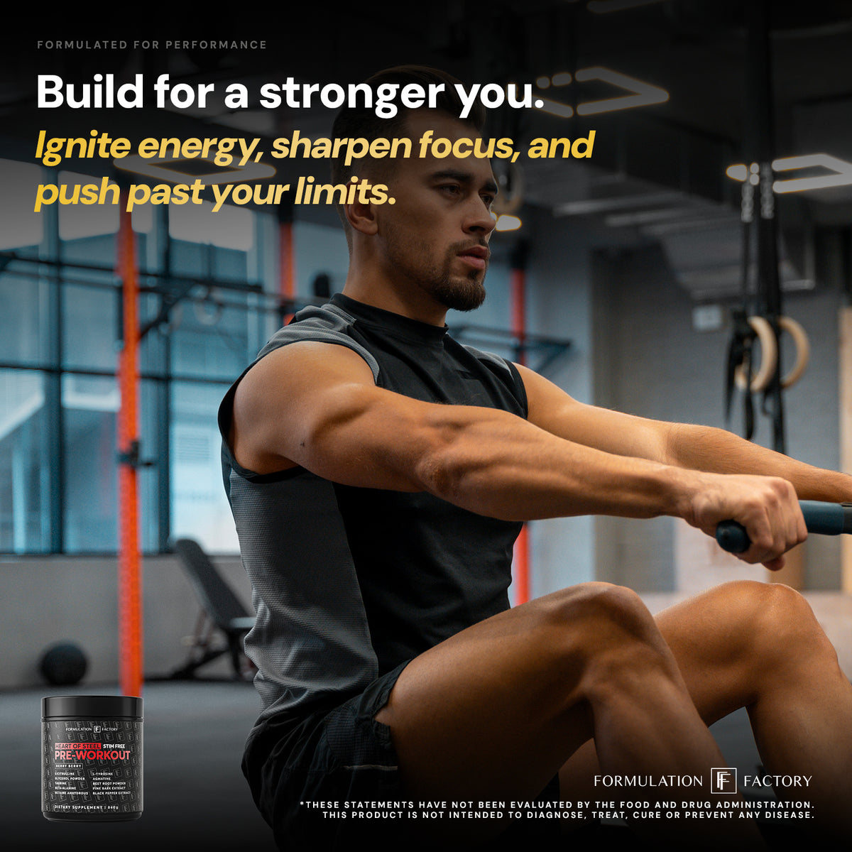 Heart of Steel Stim-Free Pre-Workout