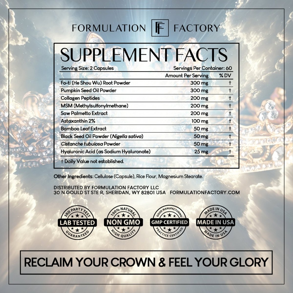 Crown of Glory - Formulation Factory
