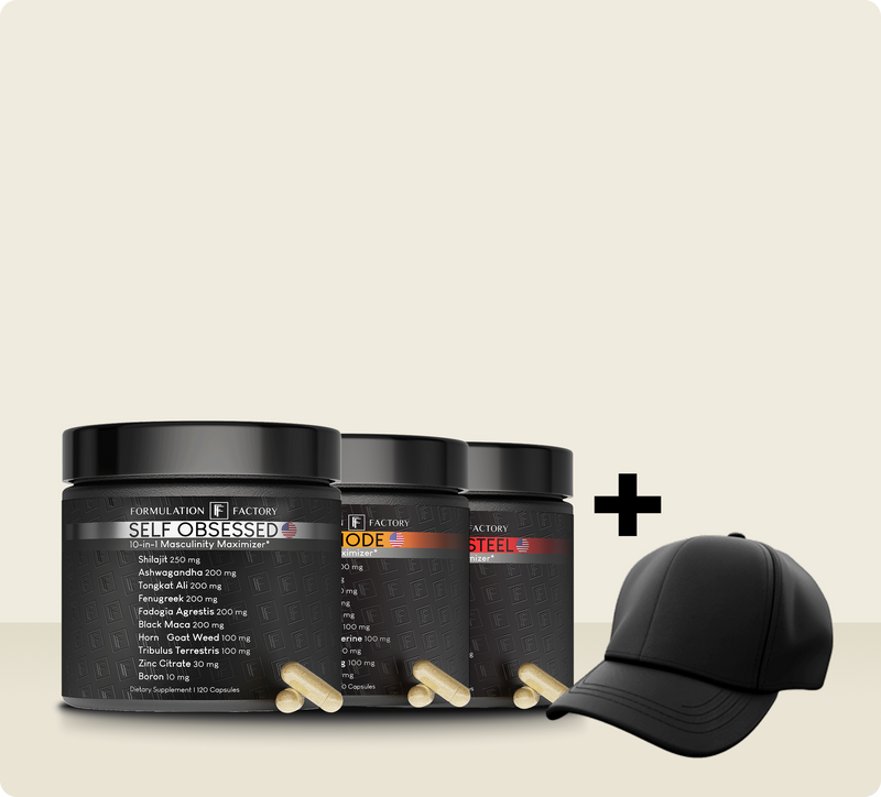 Trio (3‑pack + exclusive hat)