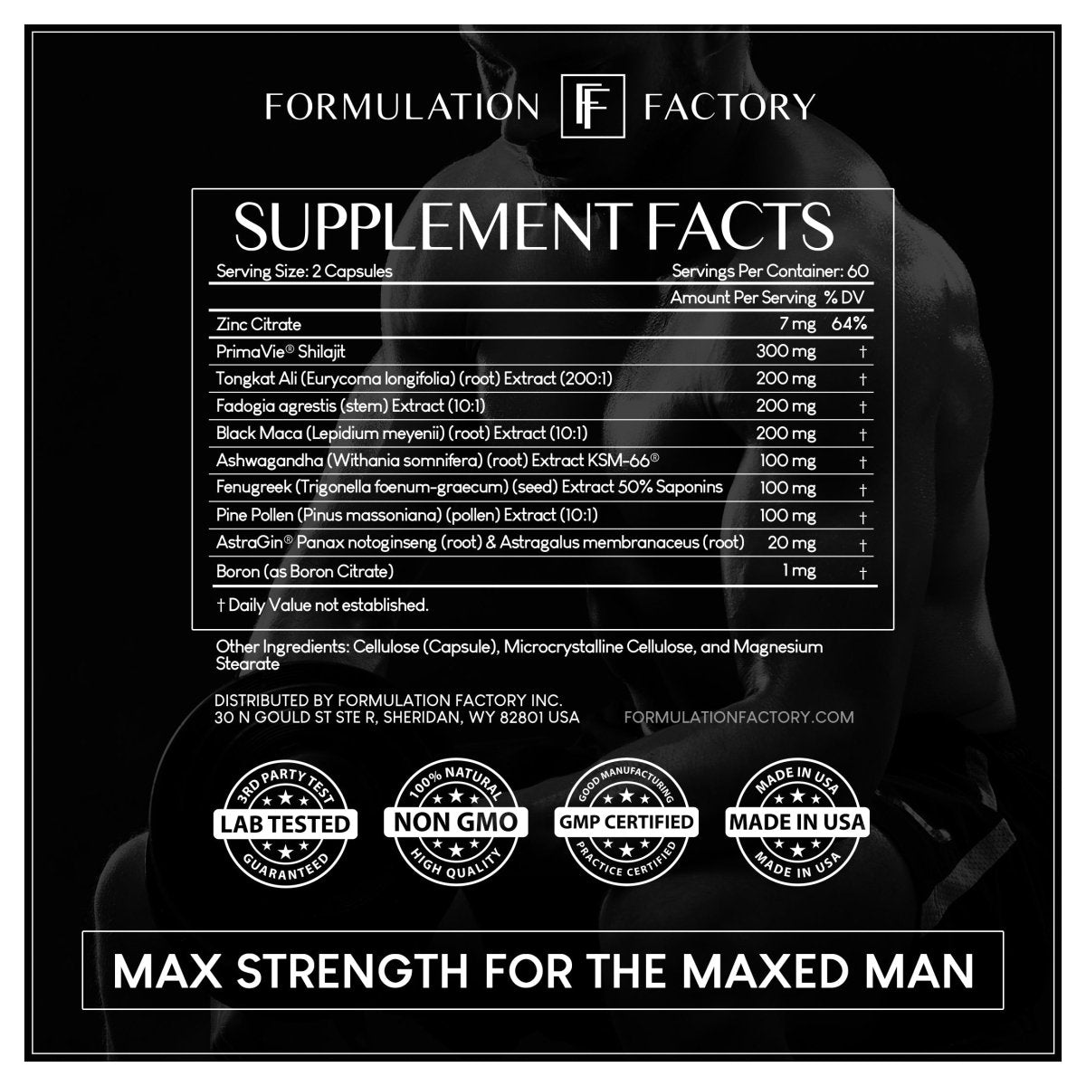 Self Obsessed Maxxed - Formulation Factory